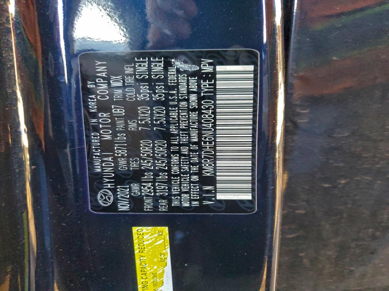2022 HYUNDAI PALISADE CALLIGRAPHY photo 13