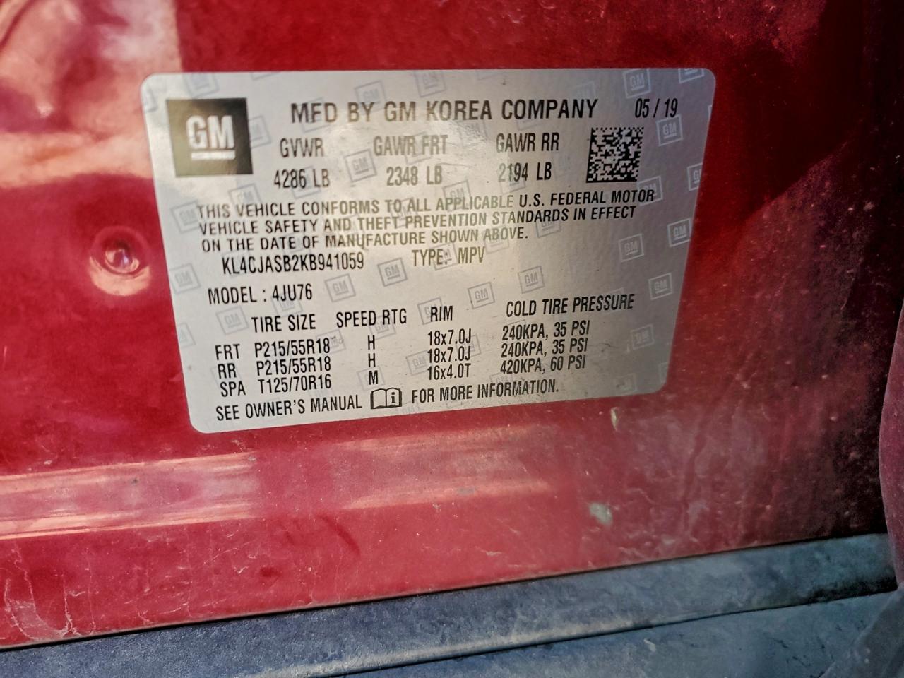 2019 BUICK ENCORE PREFERRED photo 25