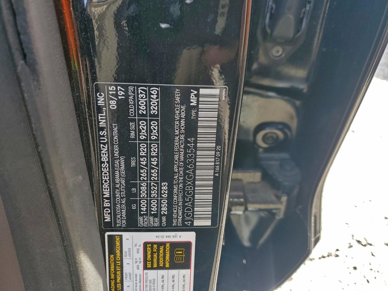 2016 MERCEDES-BENZ GLE 400 4MATIC photo 13
