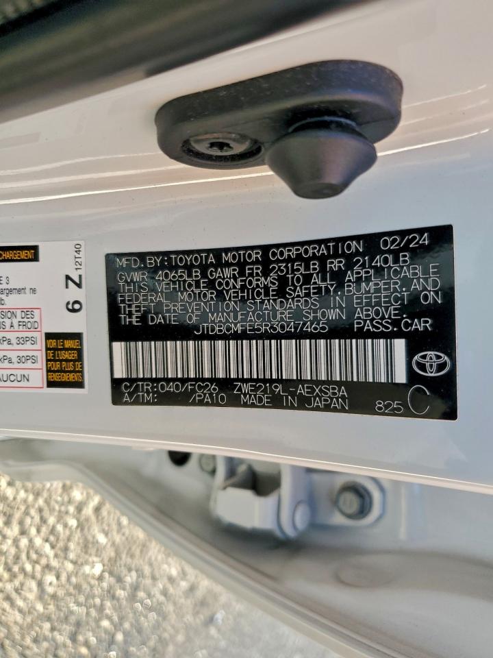 2024 TOYOTA COROLLA LE photo 12