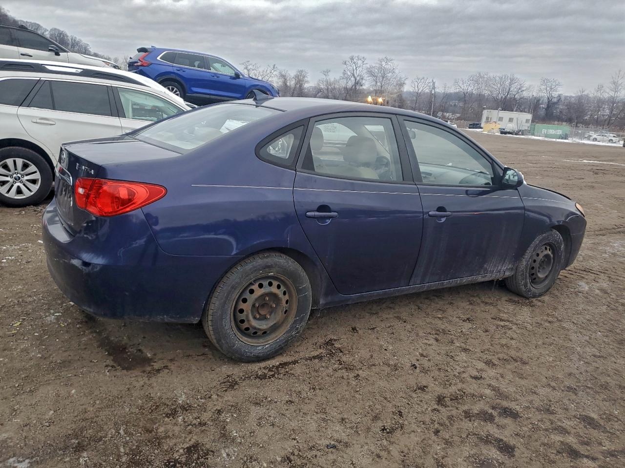 2010 HYUNDAI ELANTRA BLUE photo 3