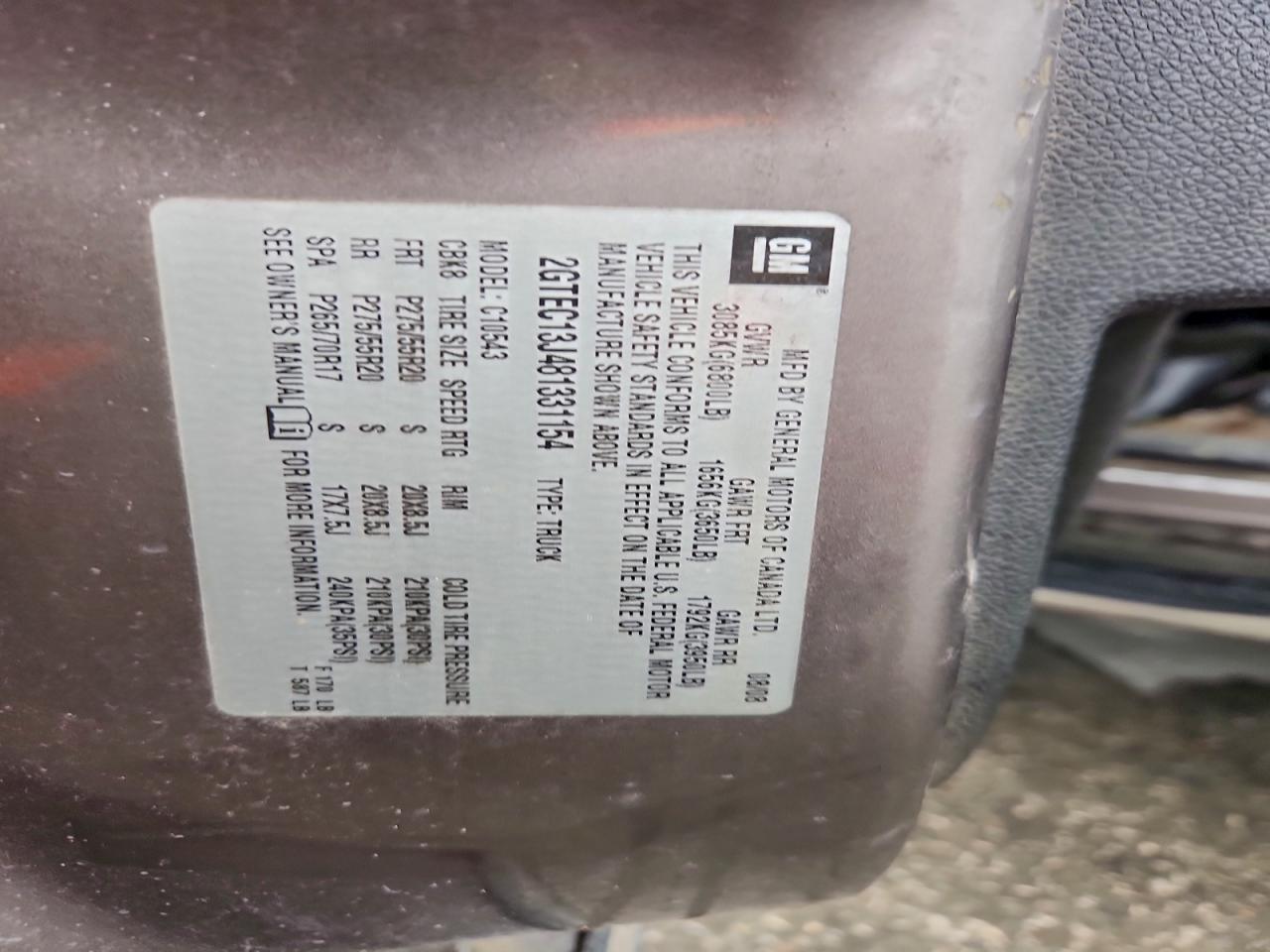 2008 GMC SIERRA C1500 photo 12