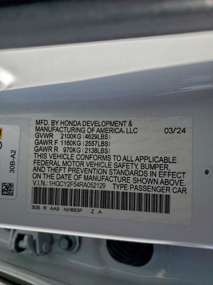 2024 HONDA ACCORD HYBRID SPORT photo 23