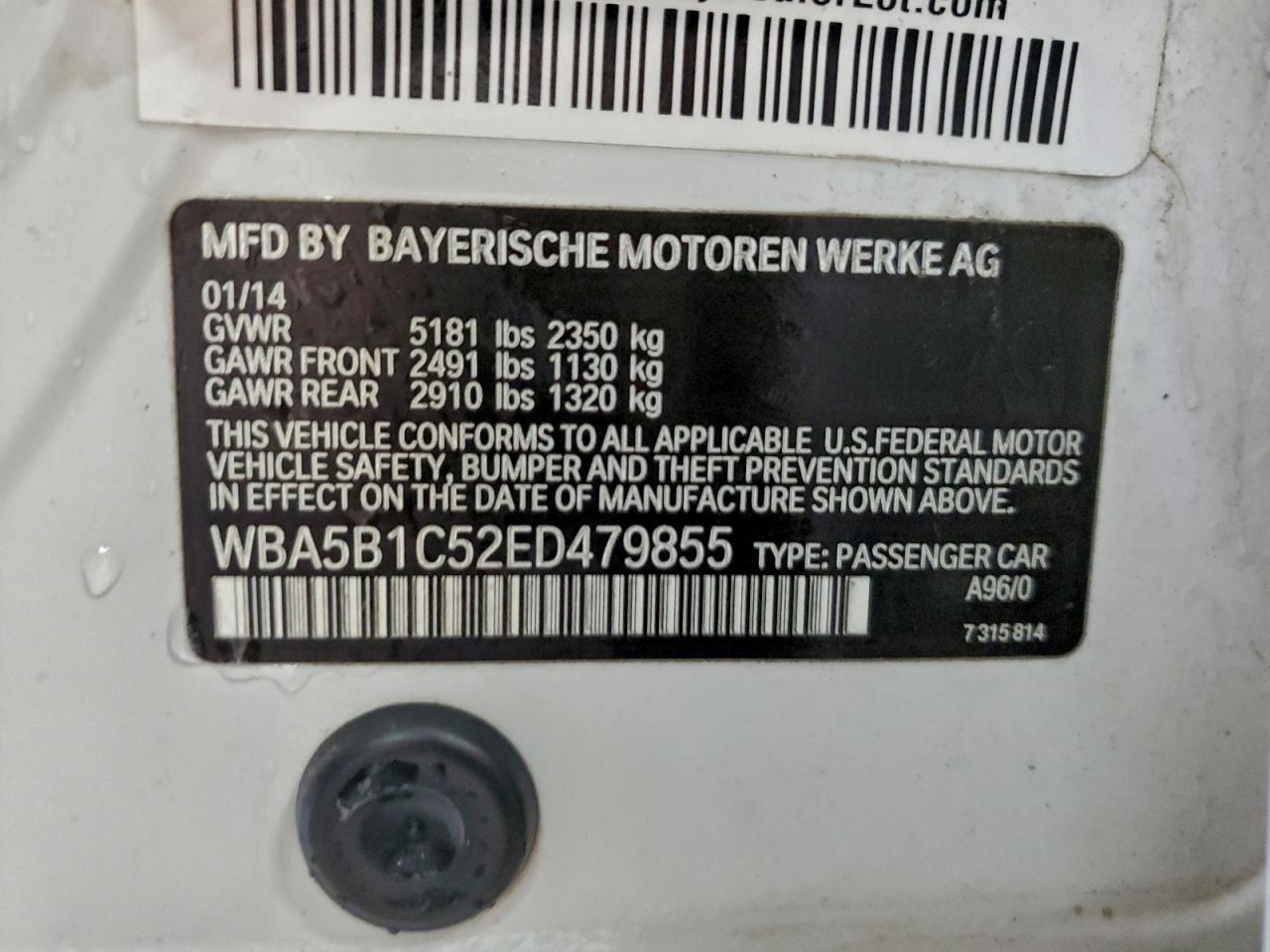 2014 BMW 535 I photo 12