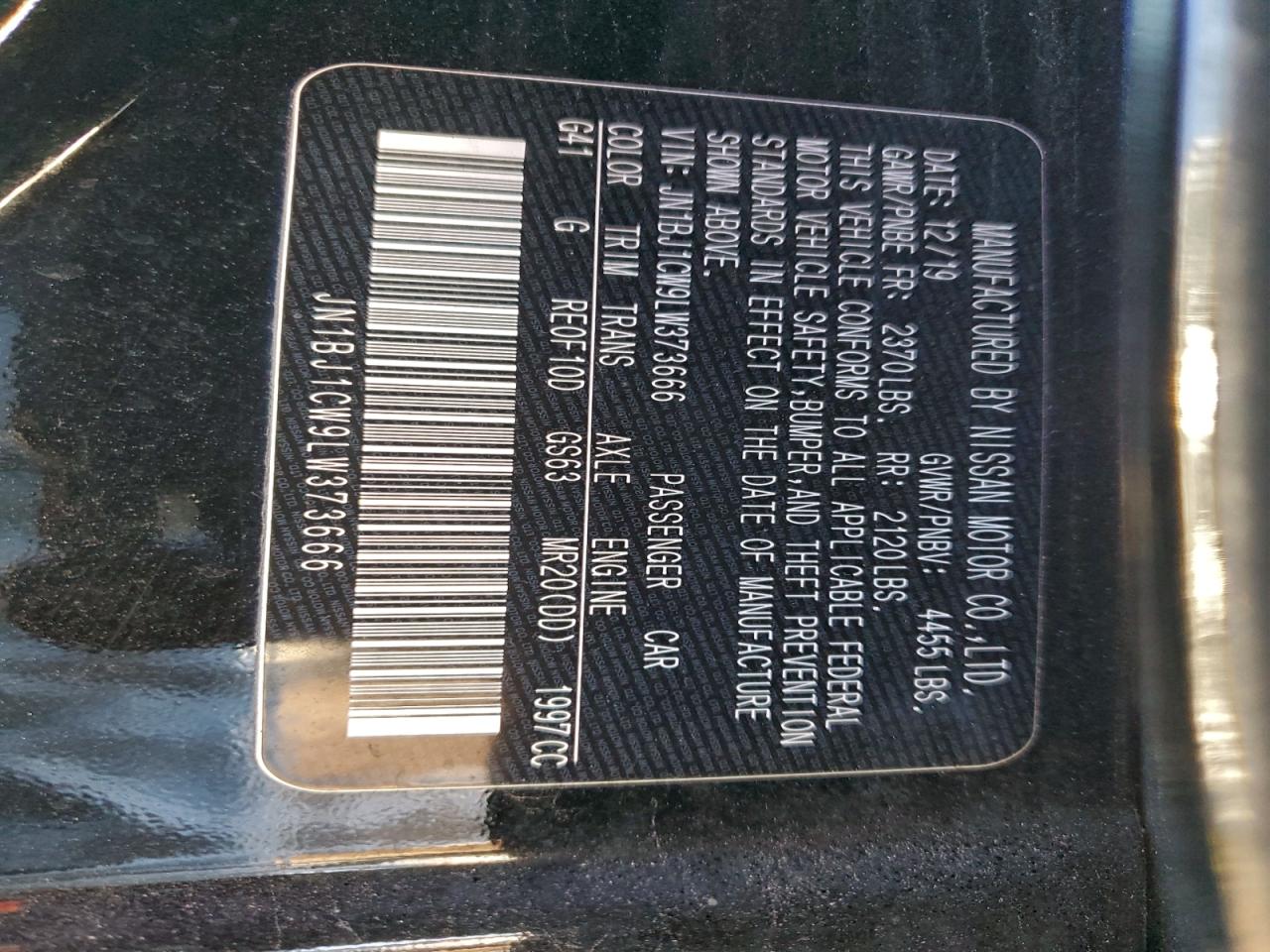 2020 NISSAN ROGUE SPORT S photo 12