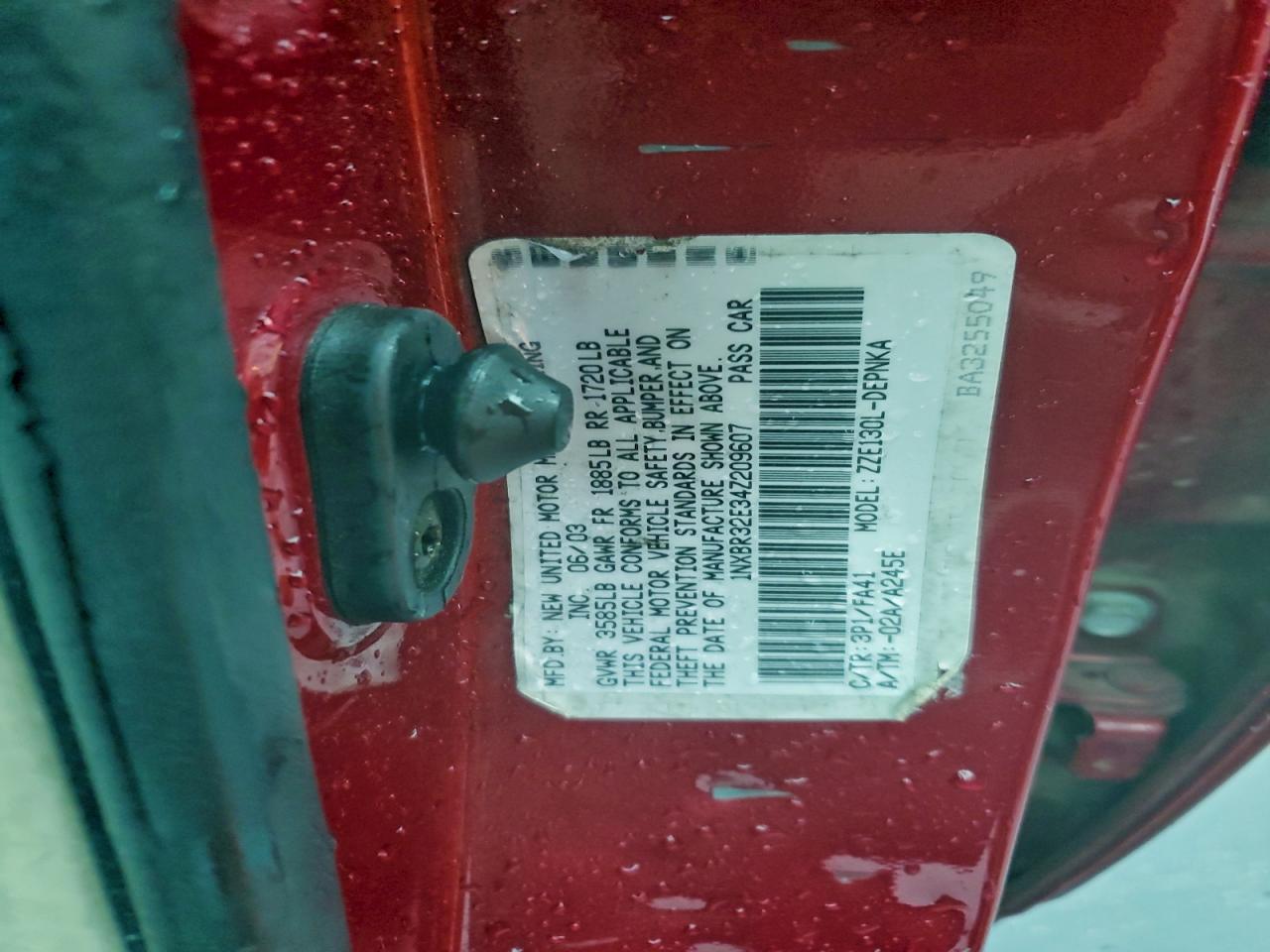 2004 TOYOTA COROLLA CE photo 12