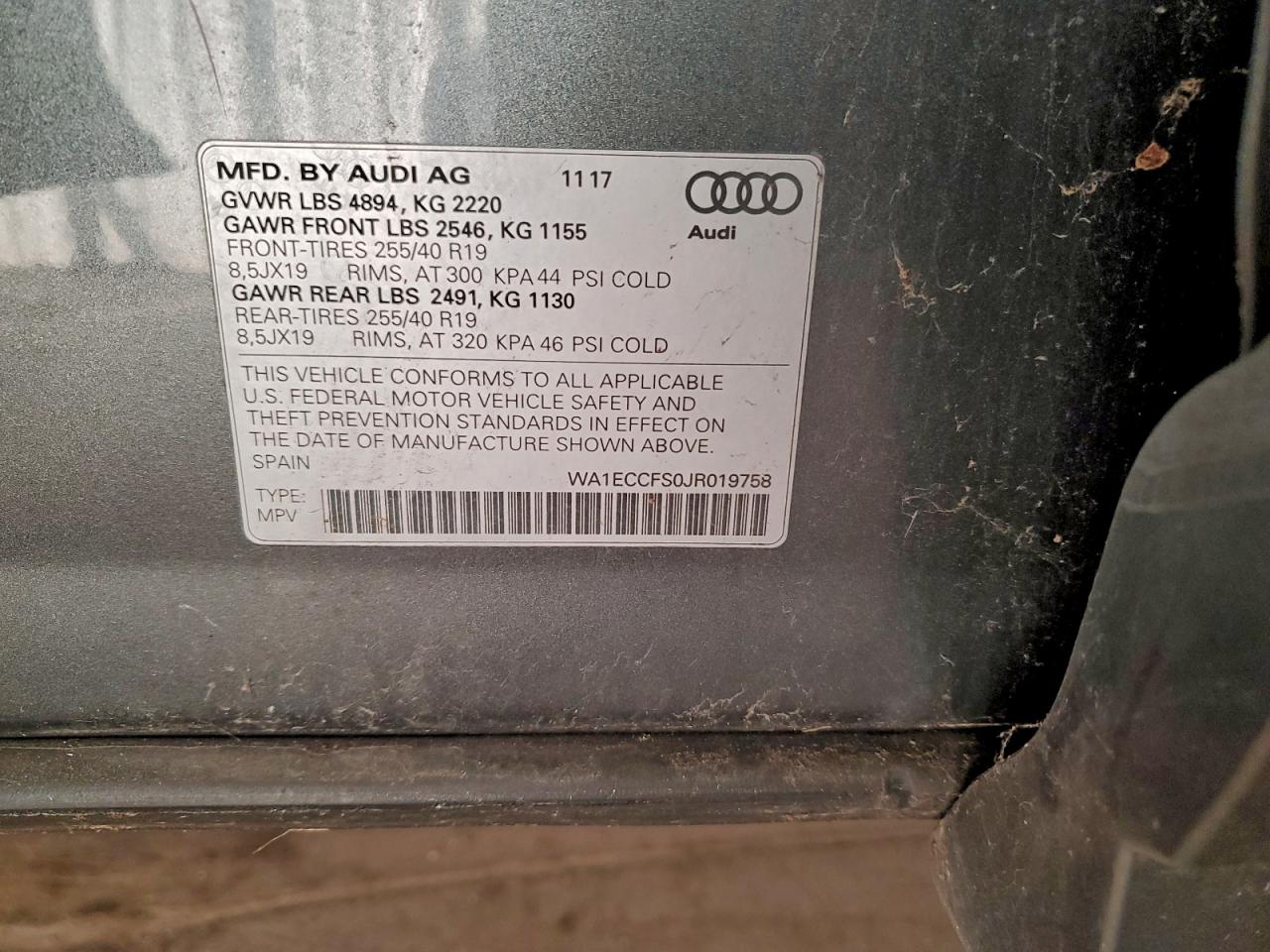 2018 AUDI Q3 PREMIUM photo 13