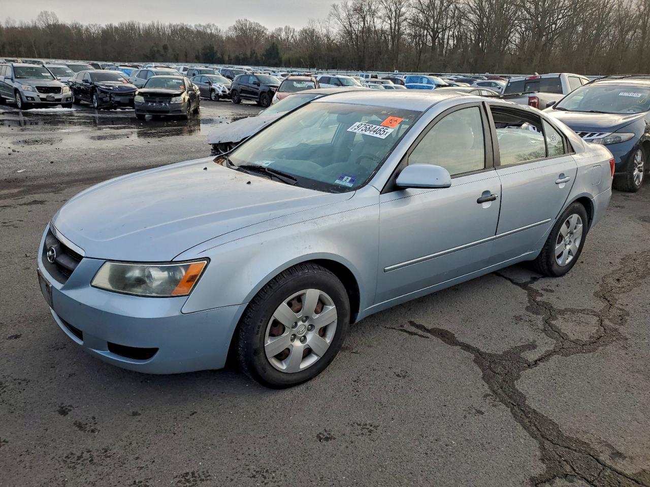 2007 HYUNDAI SONATA GLS — TOP/ROOF damage — photo 1