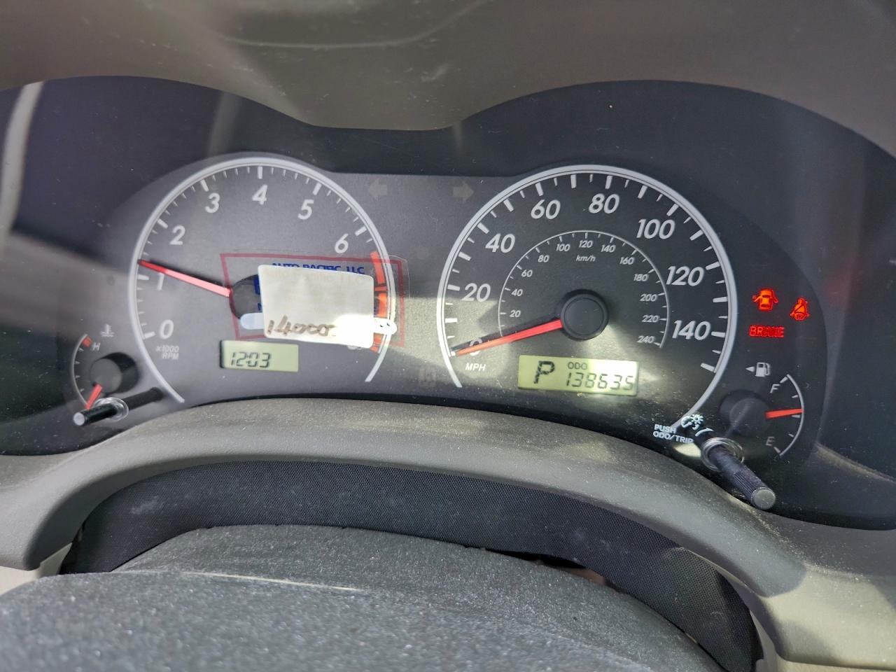 2009 TOYOTA COROLLA BASE photo 9