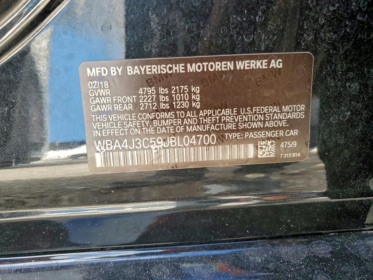 2018 BMW 430XI GRAN COUPE photo 13