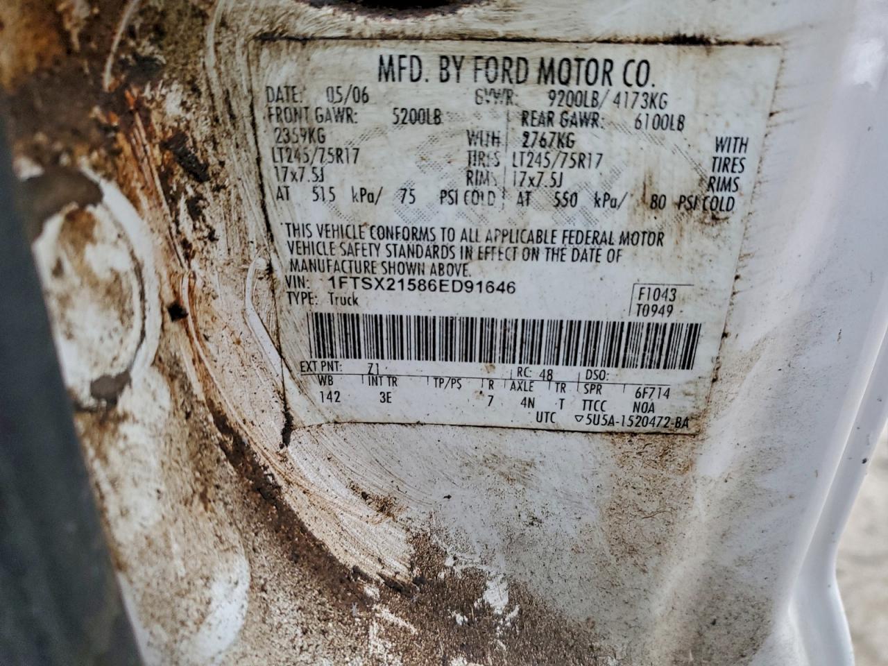 2006 FORD F250 SUPER DUTY photo 12