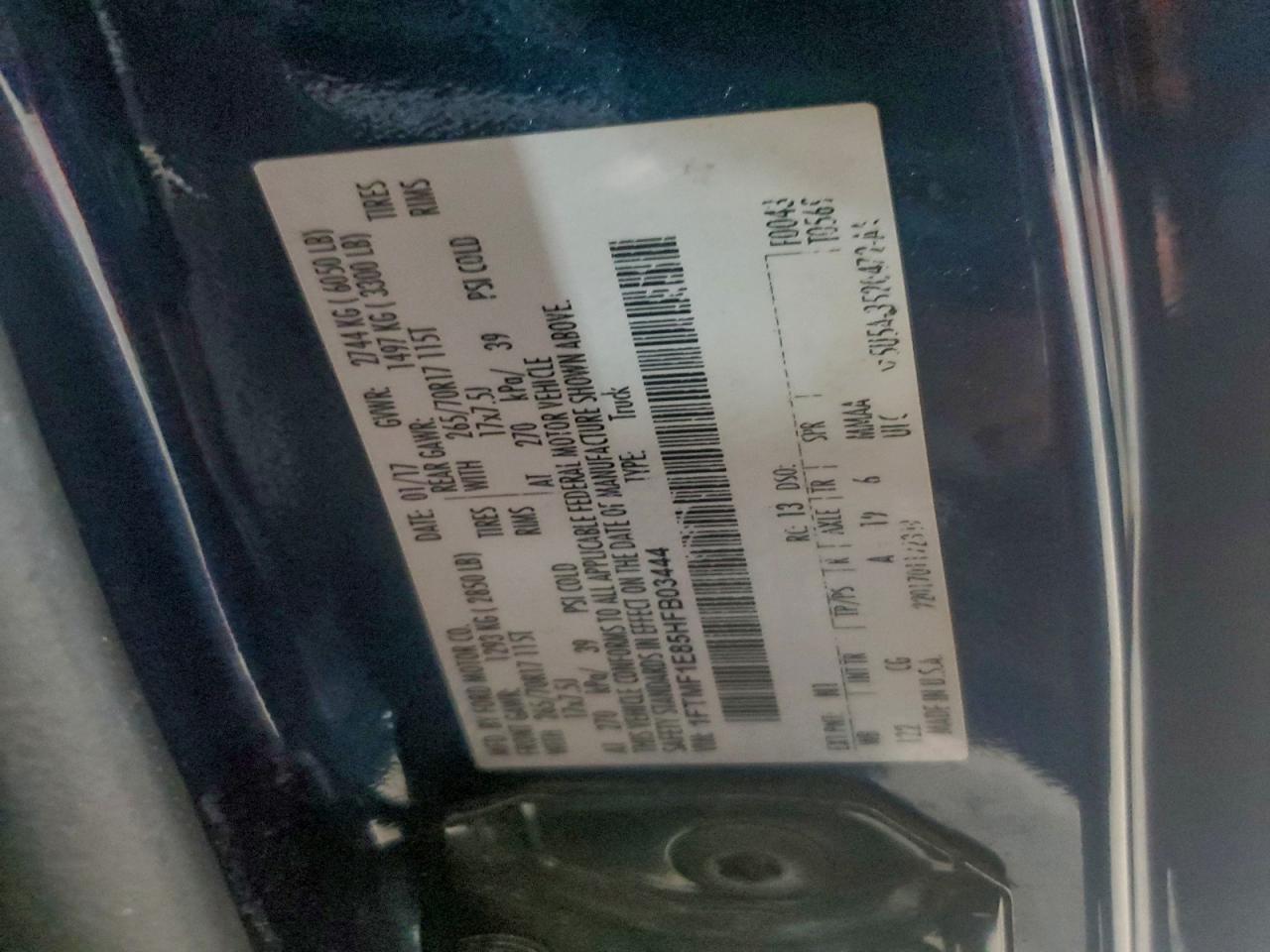 2017 FORD F150 photo 12