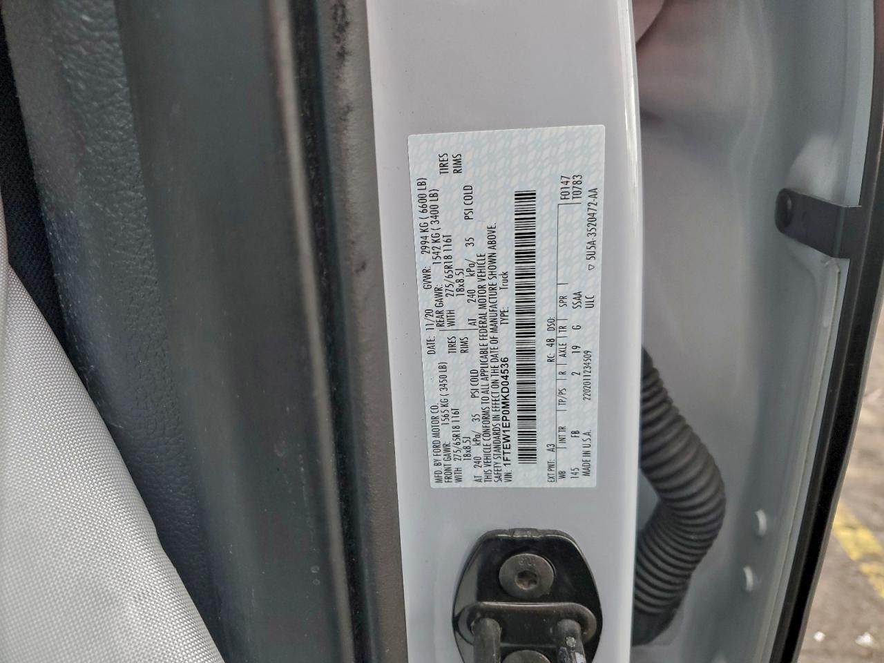 2021 FORD F150 SUPERCREW photo 12