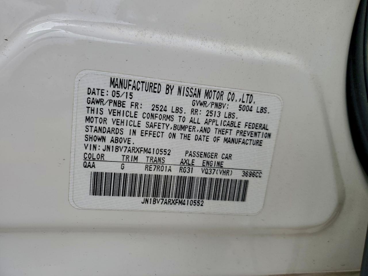 2015 INFINITI Q50 BASE photo 13