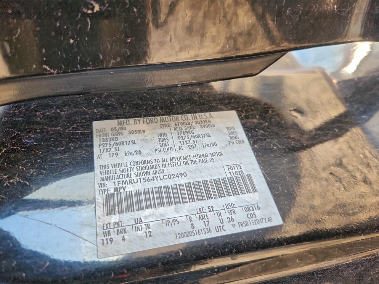 2000 FORD EXPEDITION XLT photo 13