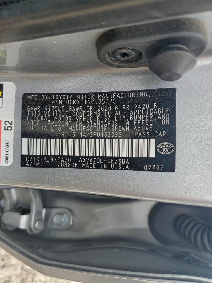 2023 TOYOTA CAMRY SE photo 12
