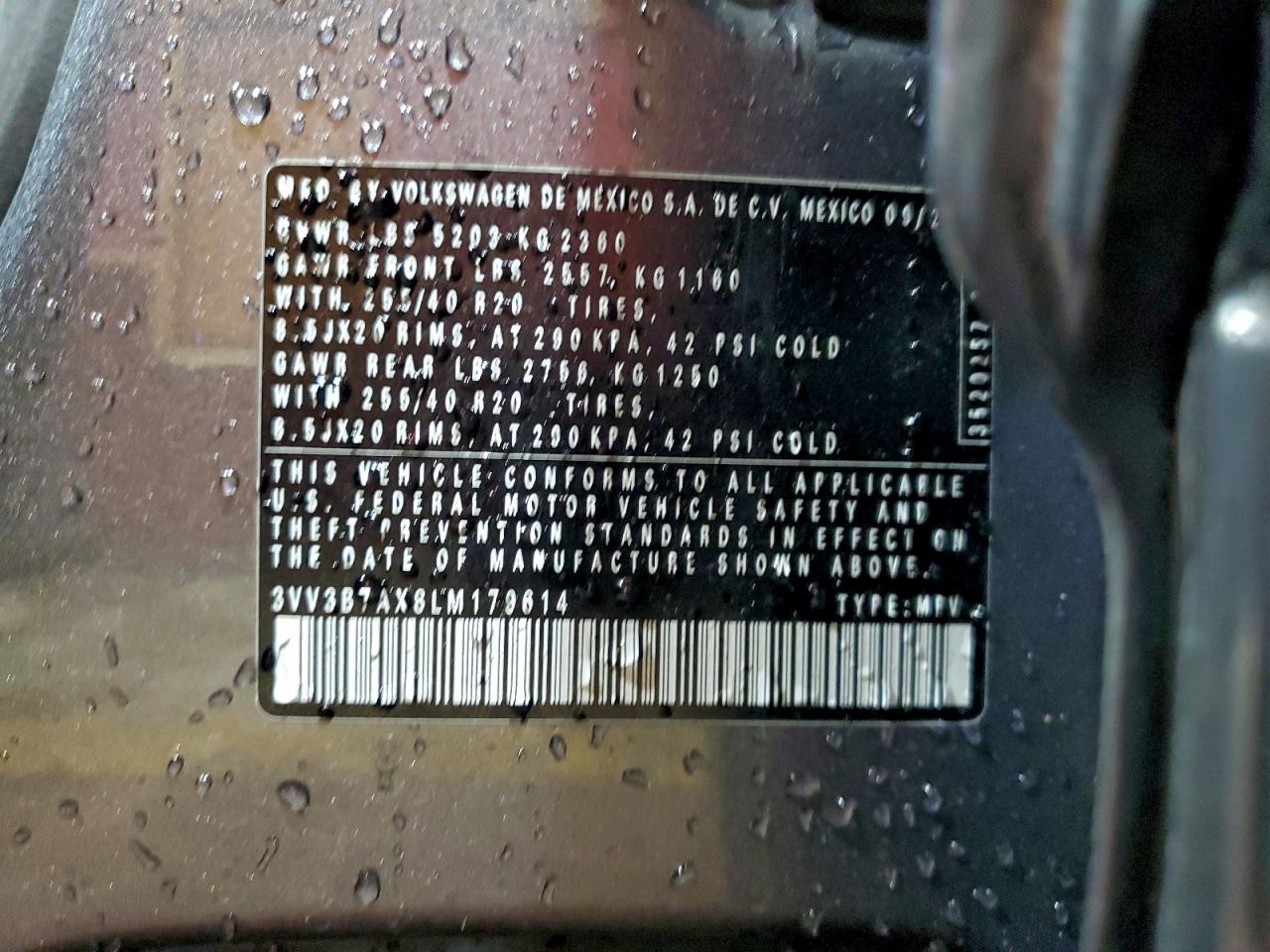 2020 VOLKSWAGEN TIGUAN SE photo 14