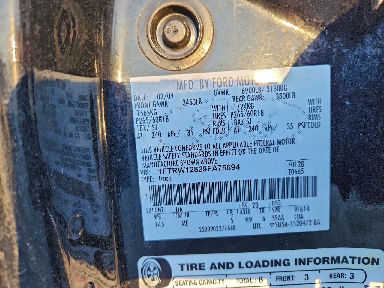 2009 FORD F150 photo 23
