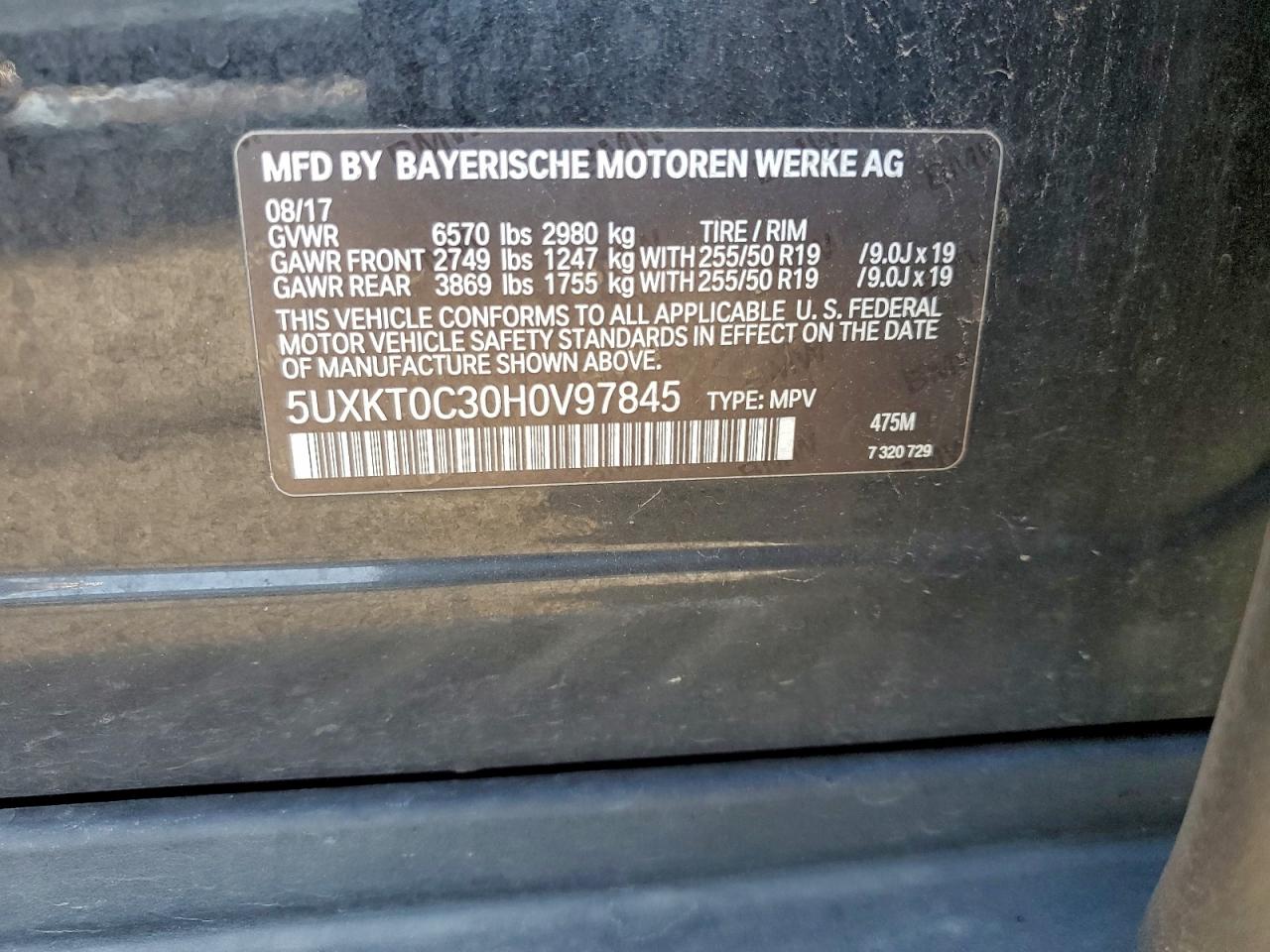 2017 BMW X5 XDR40E photo 37