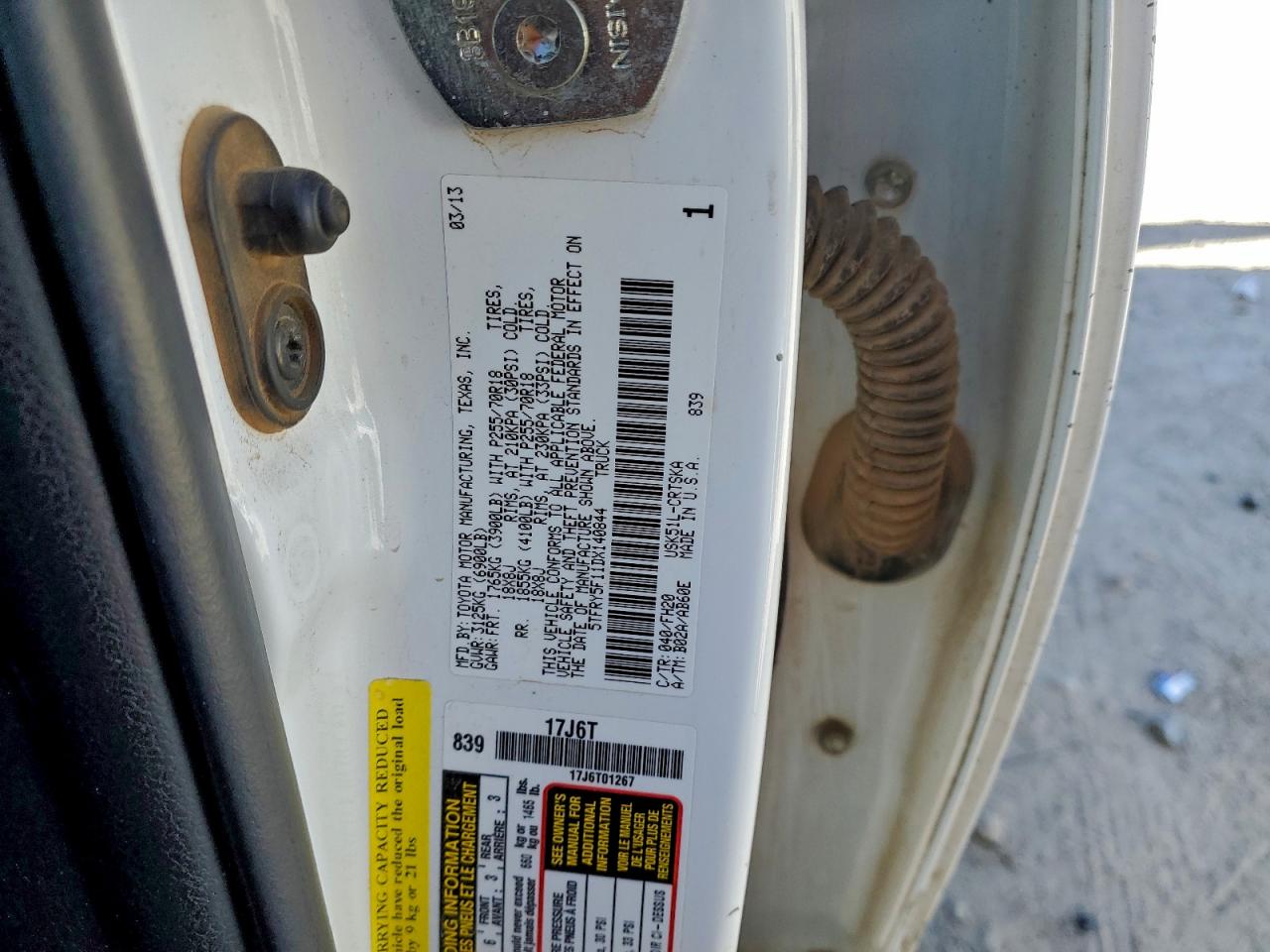 2013 TOYOTA TUNDRA DOUBLE CAB SR5 photo 12
