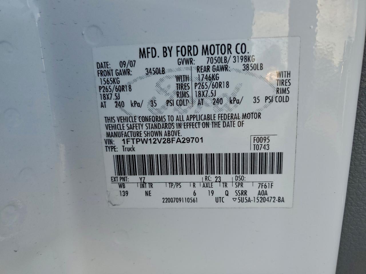 2008 FORD F150 SUPERCREW photo 23
