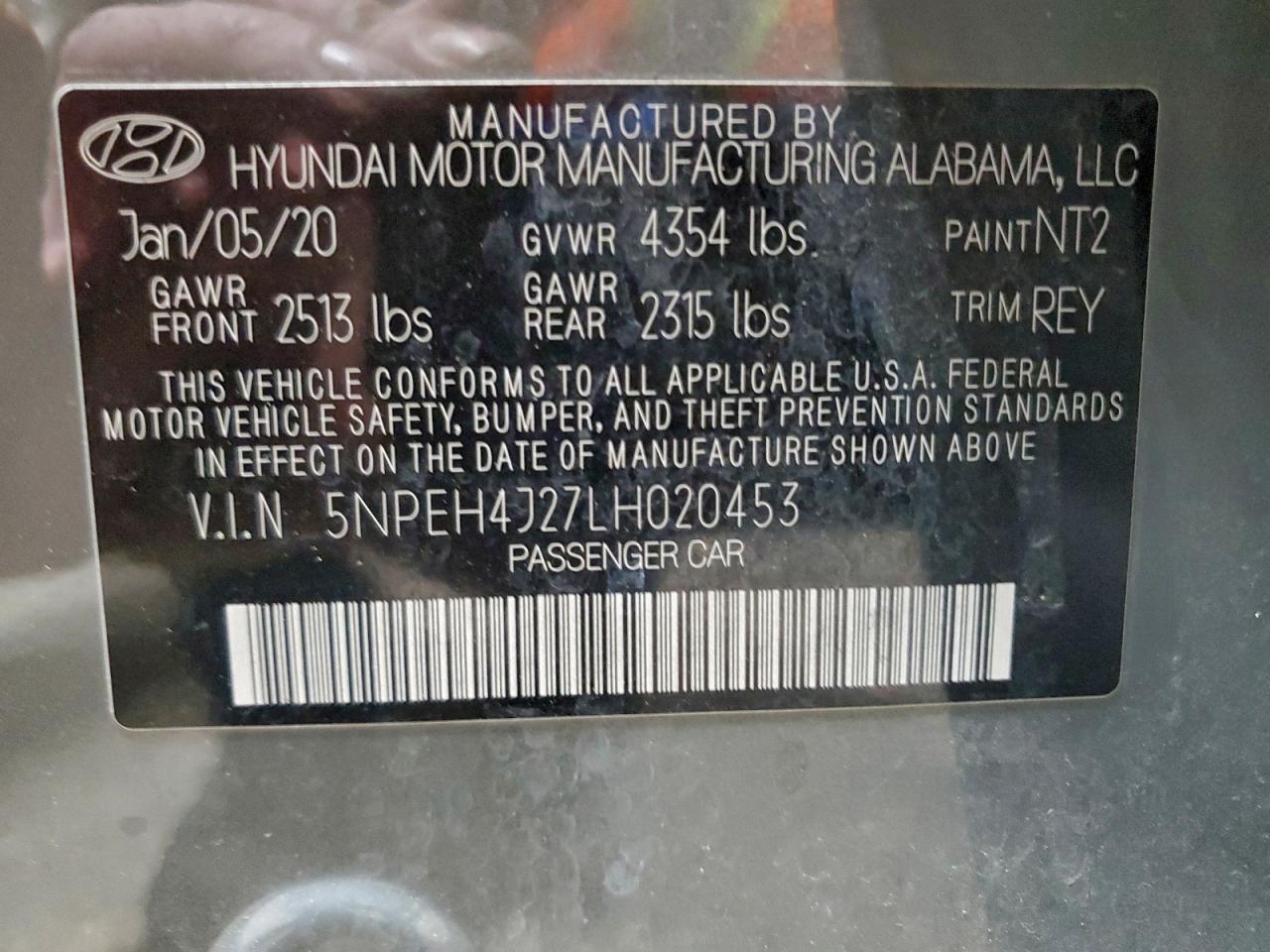 2020 HYUNDAI SONATA LIMITED photo 13