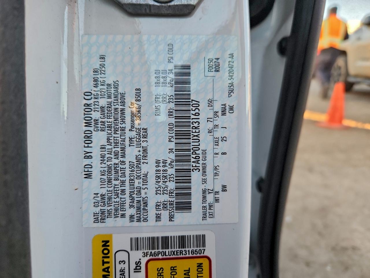 2014 FORD FUSION SE HYBRID photo 25