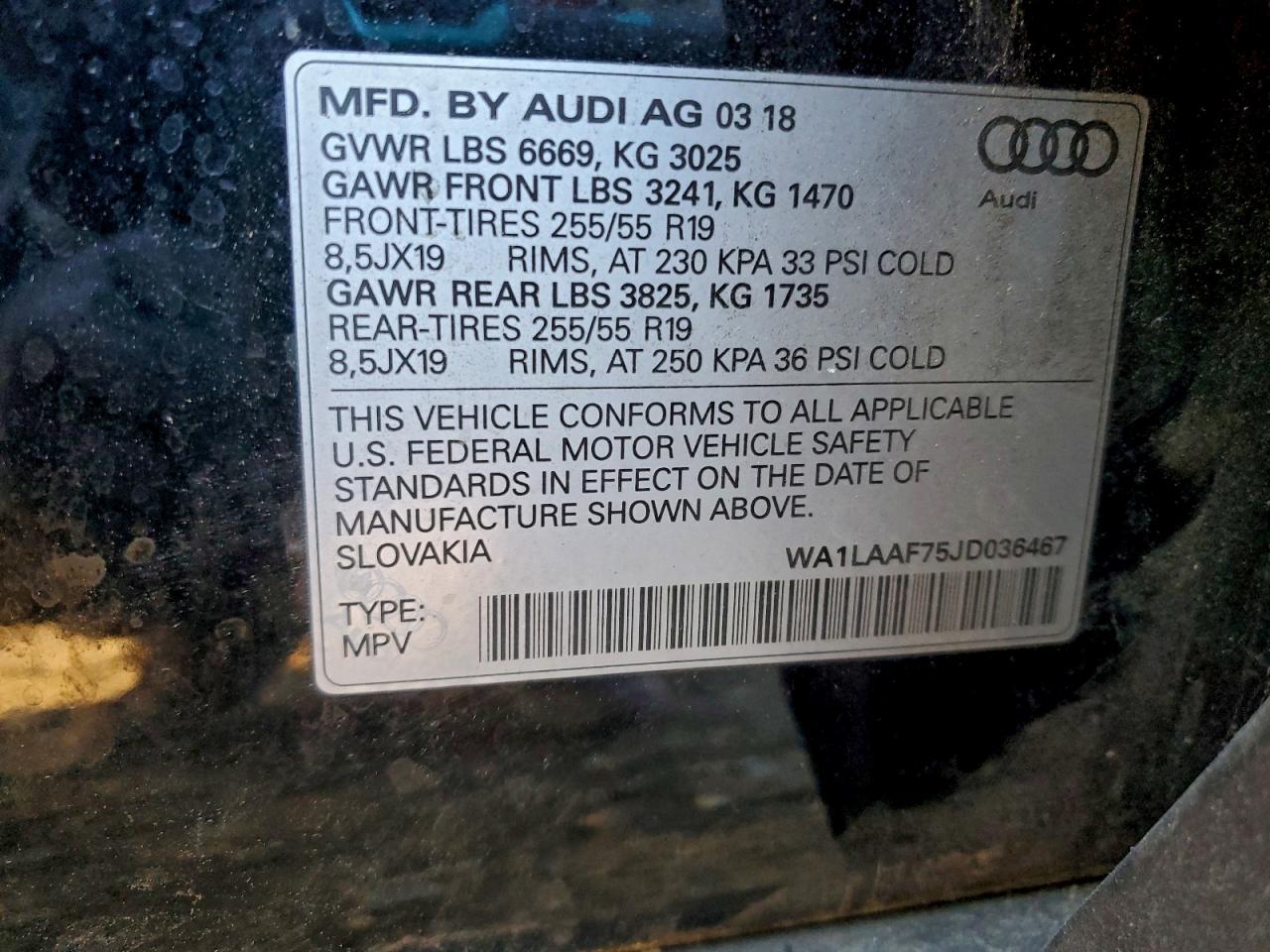 2018 AUDI Q7 PREMIUM PLUS photo 12