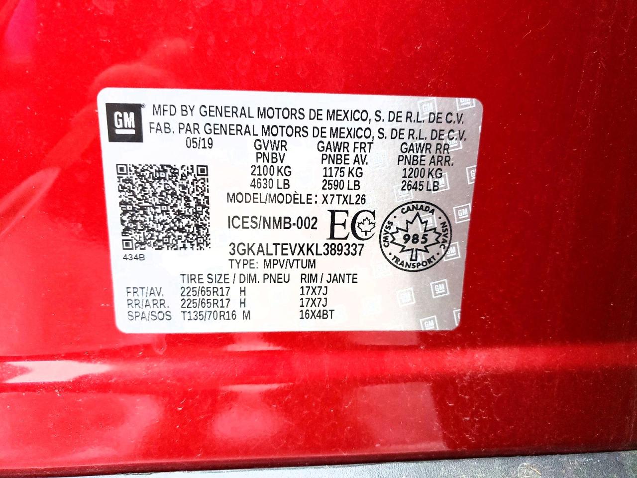 2019 GMC TERRAIN SLE photo 13