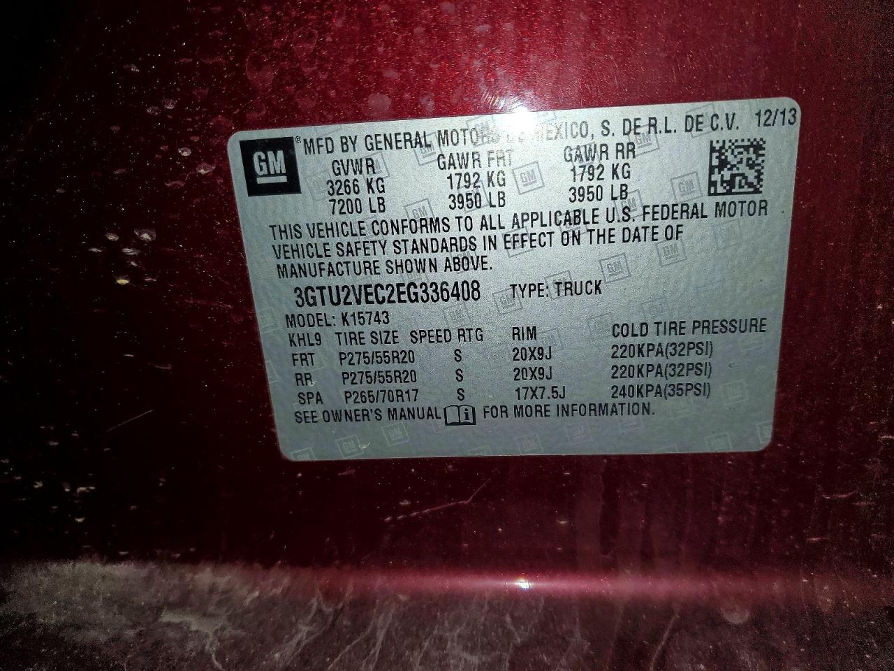 2014 GMC SIERRA K1500 SLT photo 12