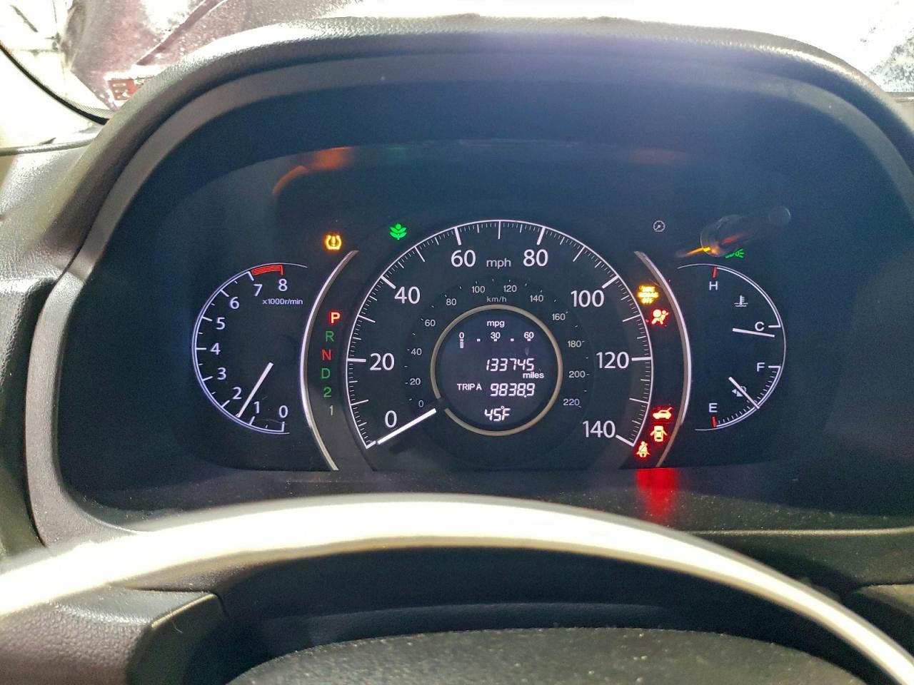 2012 HONDA CR-V EXL photo 9