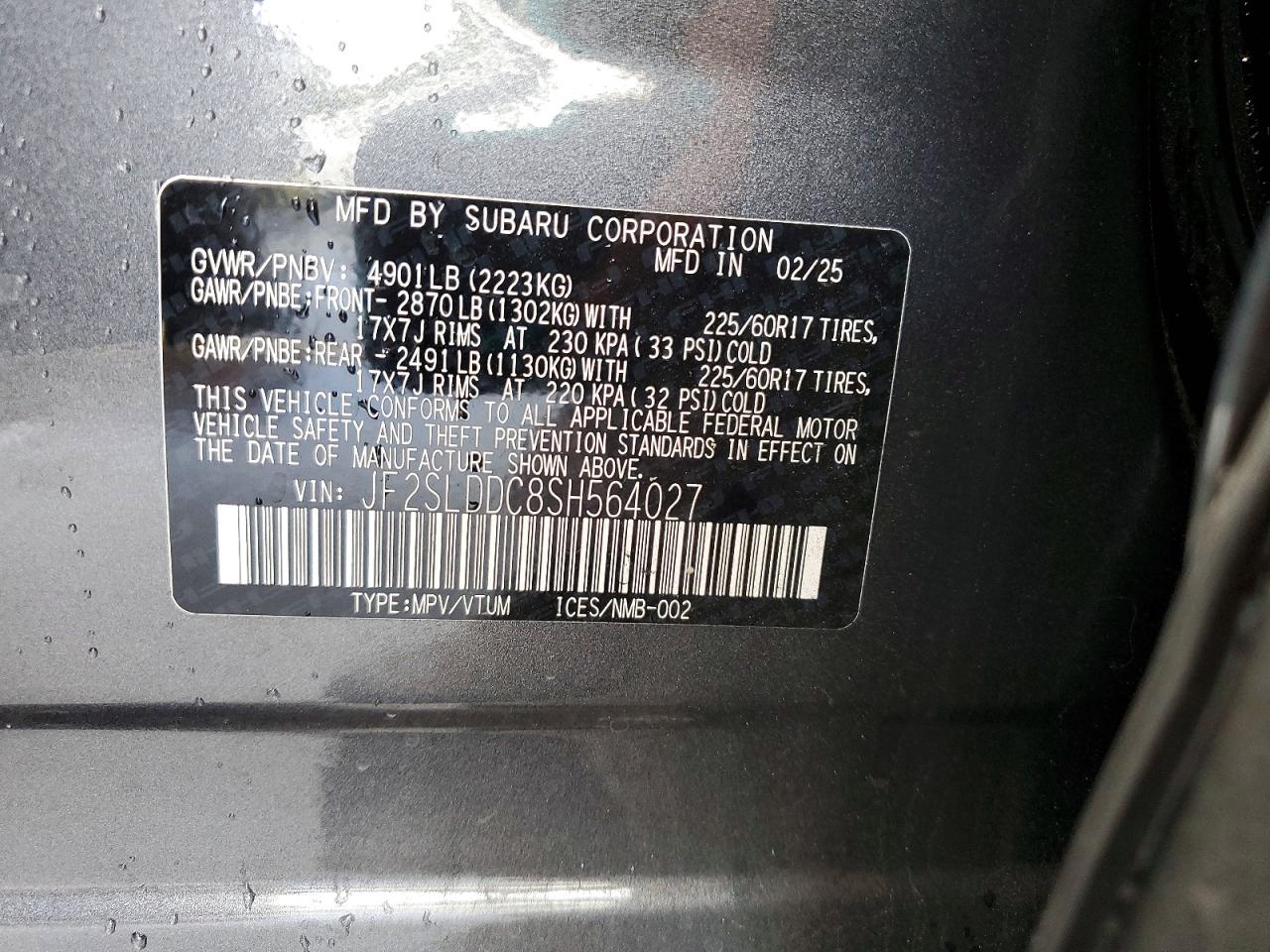 2025 SUBARU FORESTER PREMIUM photo 37