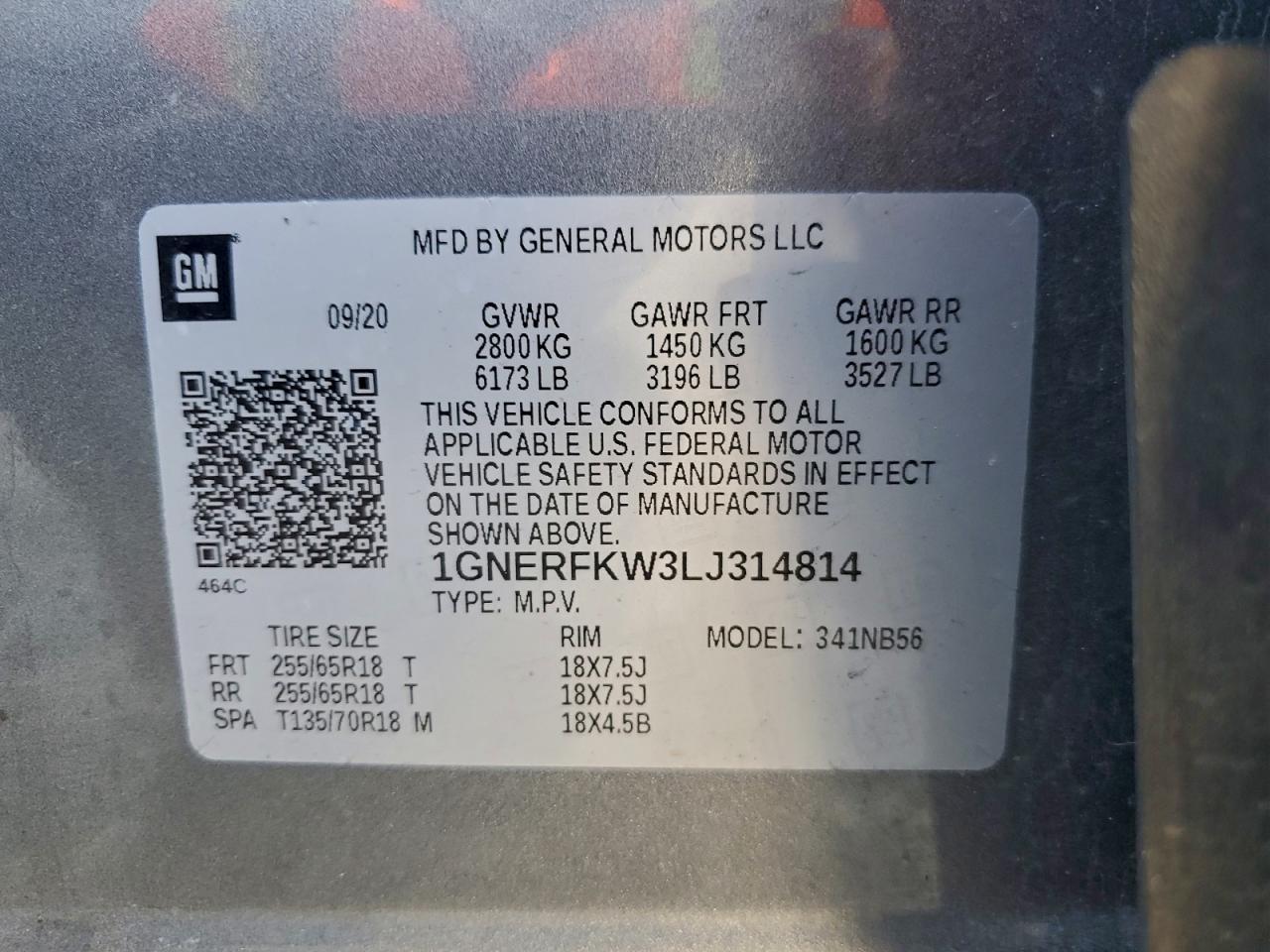 2020 CHEVROLET TRAVERSE LS photo 13