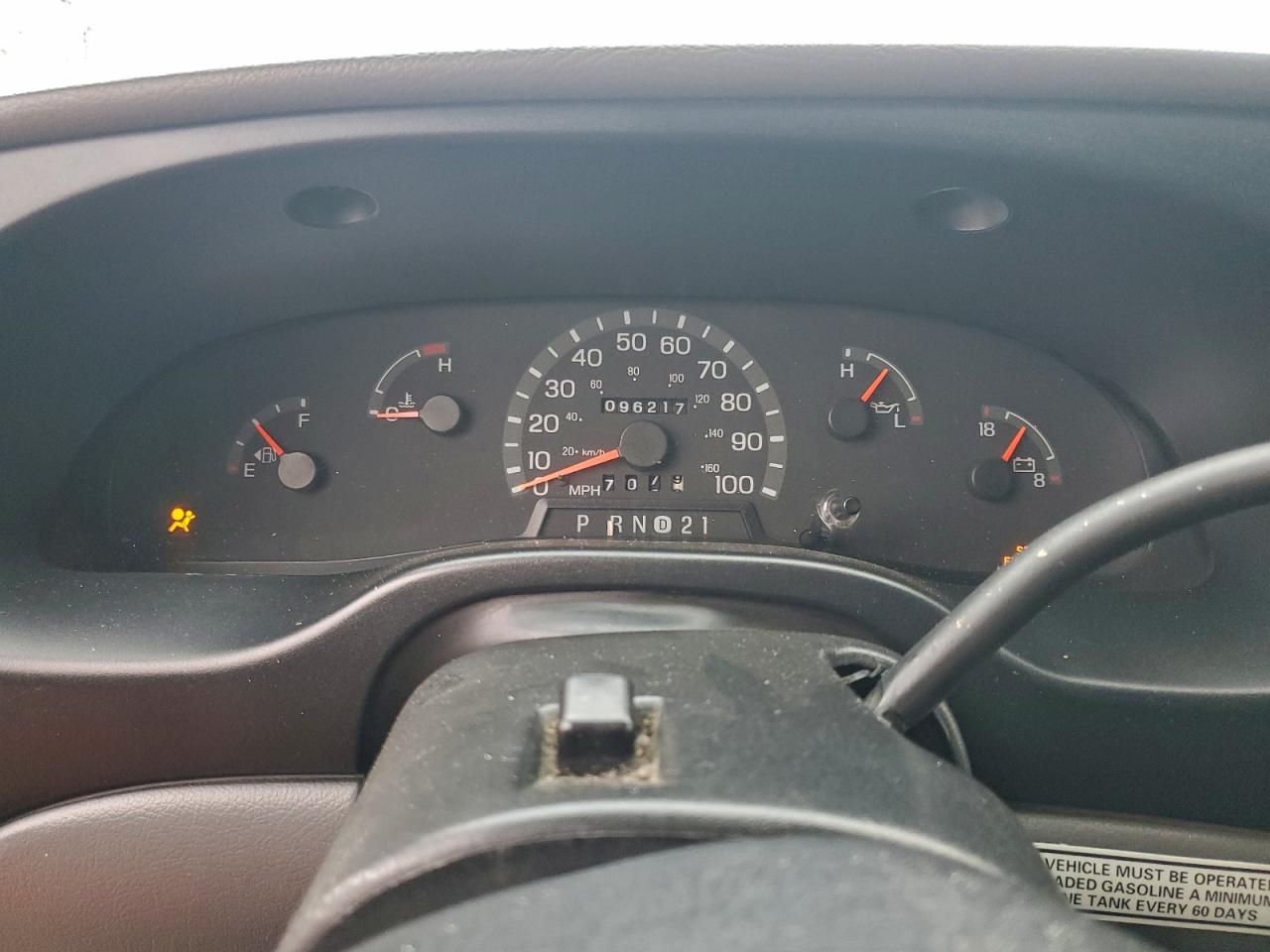 1998 FORD ECONOLINE E350 SUPER DUTY VAN photo 9