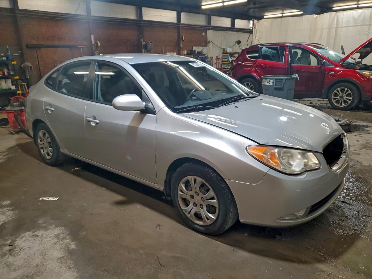 2010 HYUNDAI ELANTRA BLUE photo 4