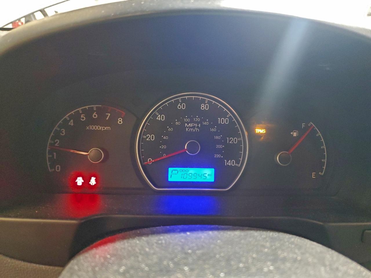 2010 HYUNDAI ELANTRA BLUE photo 9
