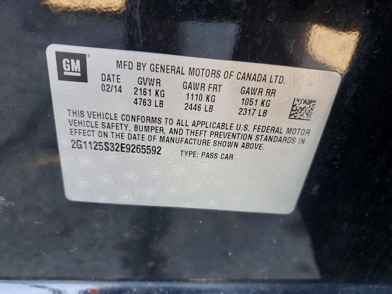 2014 CHEVROLET IMPALA LT photo 12