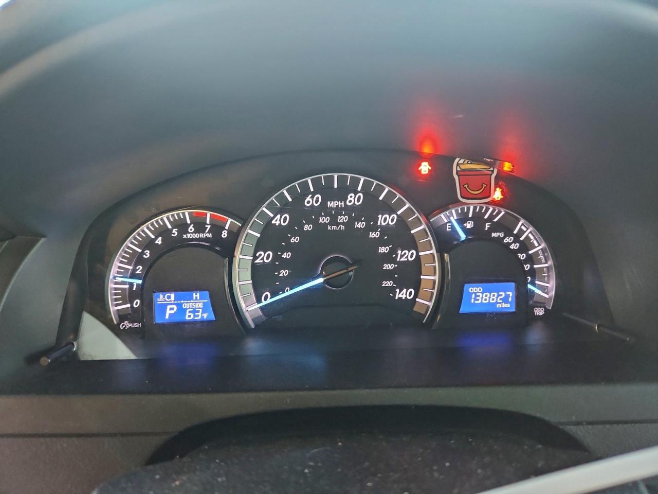 2012 TOYOTA CAMRY BASE photo 9