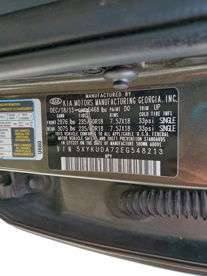 2014 KIA SORENTO EX photo 25