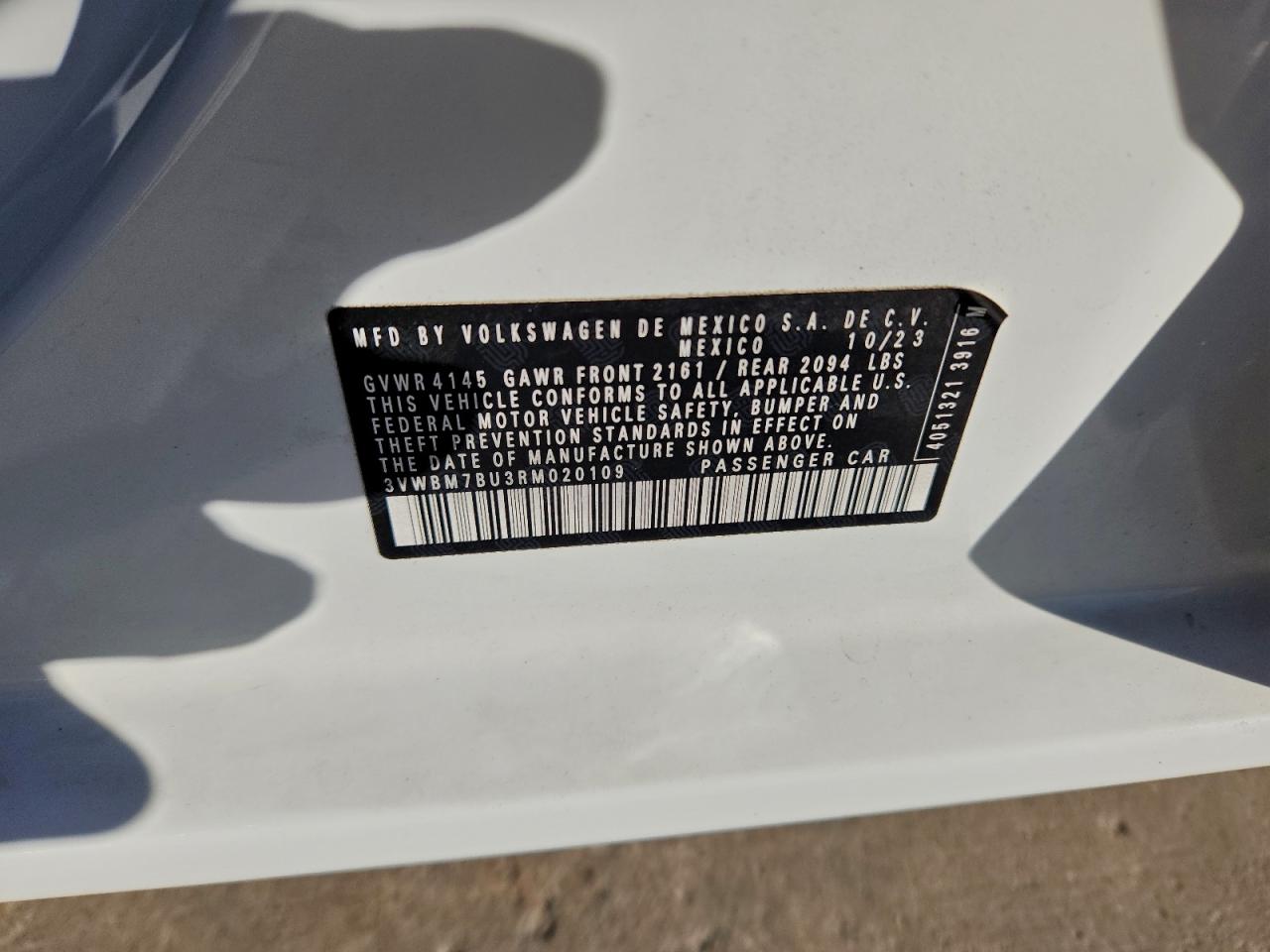 2024 VOLKSWAGEN JETTA SPORT photo 12