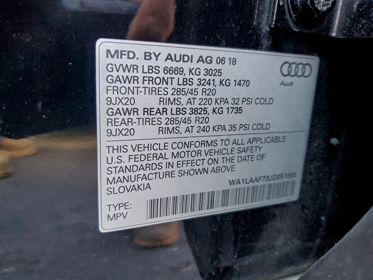 2018 AUDI Q7 PREMIUM PLUS photo 13