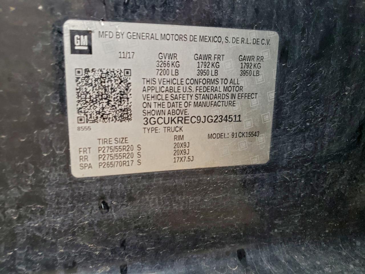 2018 CHEVROLET SILVERADO K1500 LT photo 12