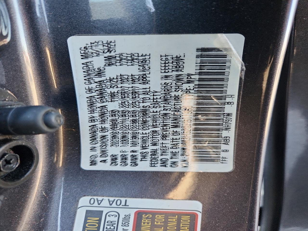 2016 HONDA CR-V EX photo 13