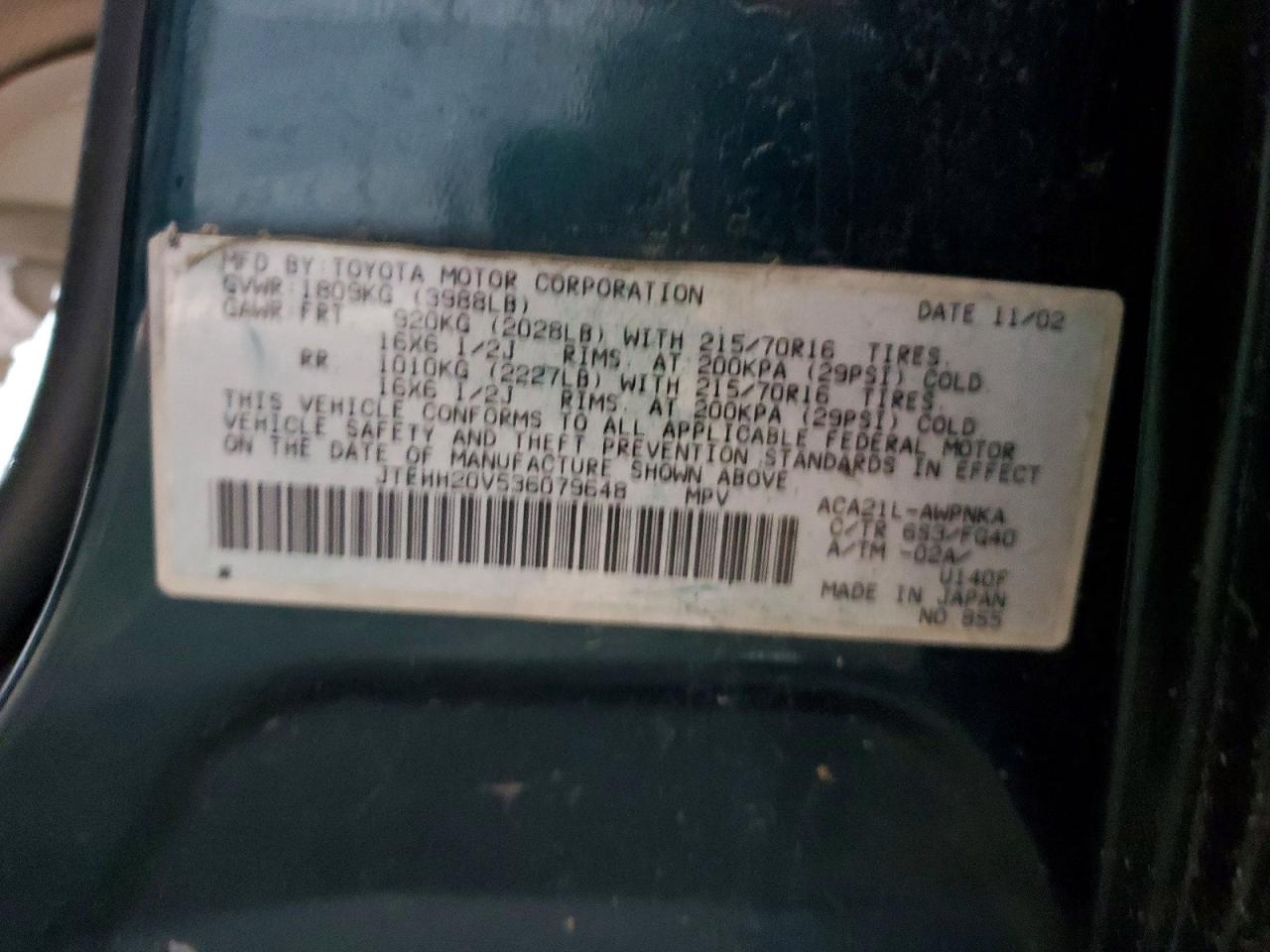 2003 TOYOTA RAV4 photo 25