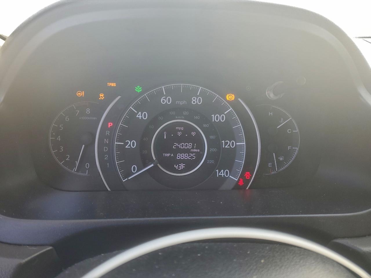 2012 HONDA CR-V EXL photo 9