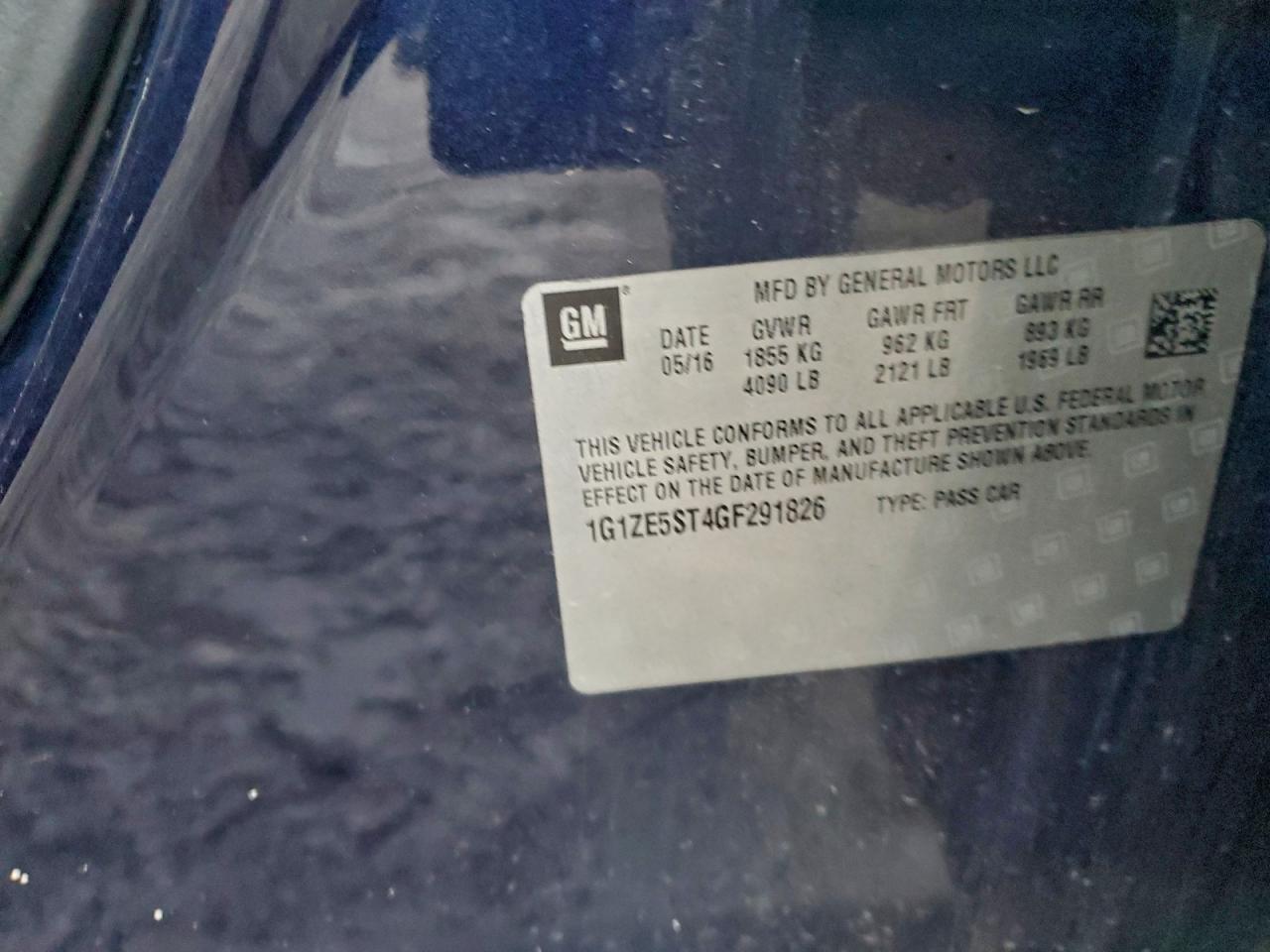 2016 CHEVROLET MALIBU LT photo 23
