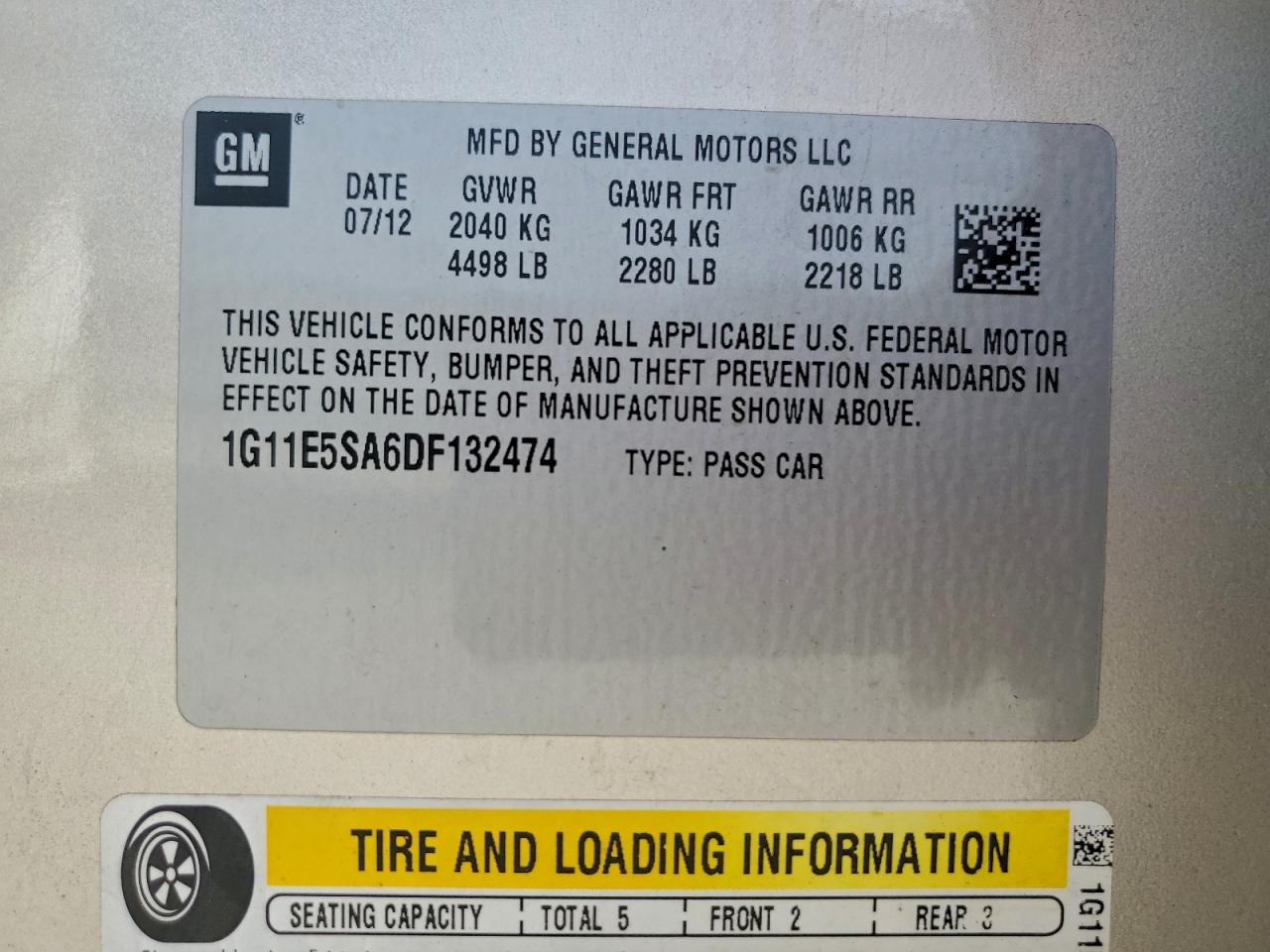 2013 CHEVROLET MALIBU 2LT photo 34