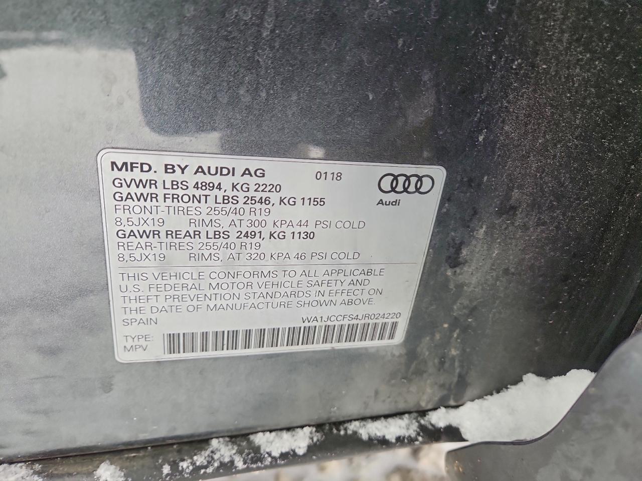 2018 AUDI Q3 PREMIUM PLUS photo 13