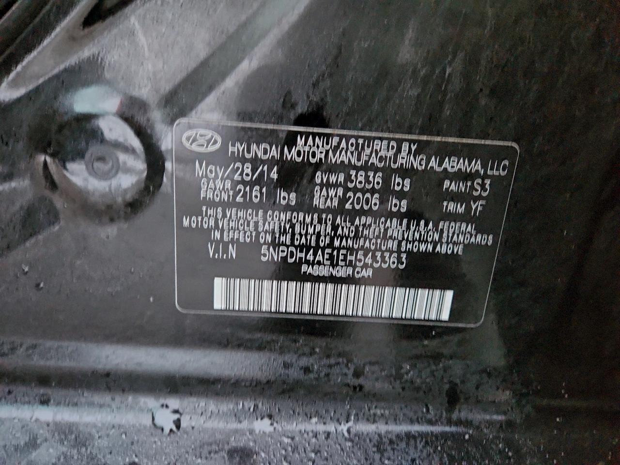 2014 HYUNDAI ELANTRA SE photo 34