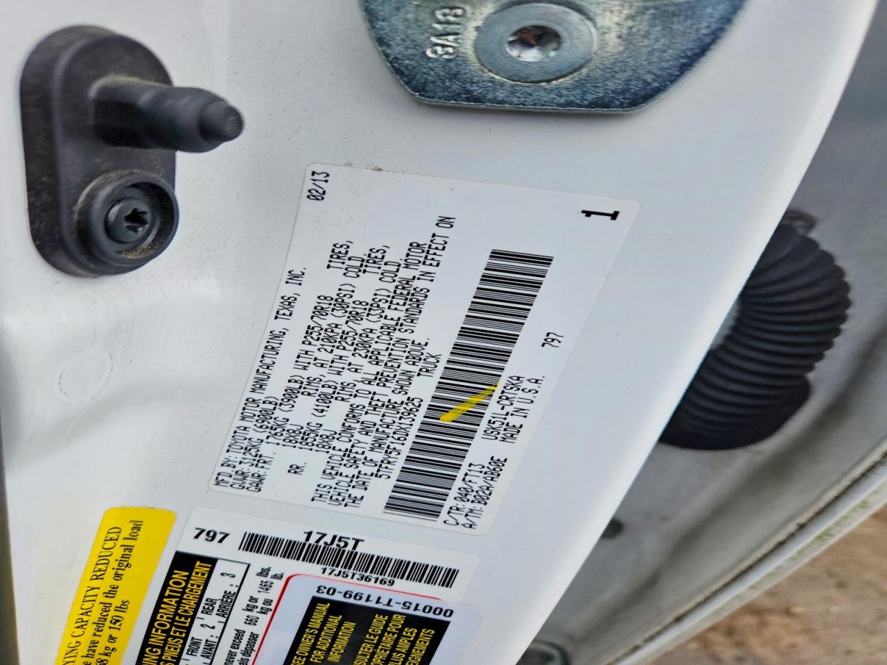 2013 TOYOTA TUNDRA DOUBLE CAB SR5 photo 12